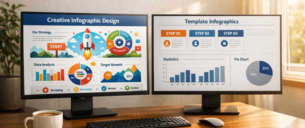Infographic Design vs. Templates for SMBs